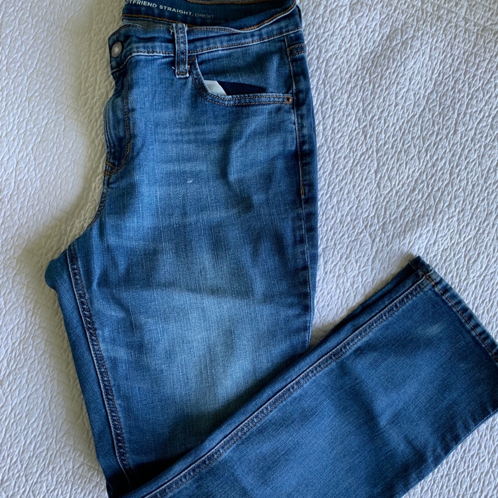 Old navy boyfriend straight jeans.